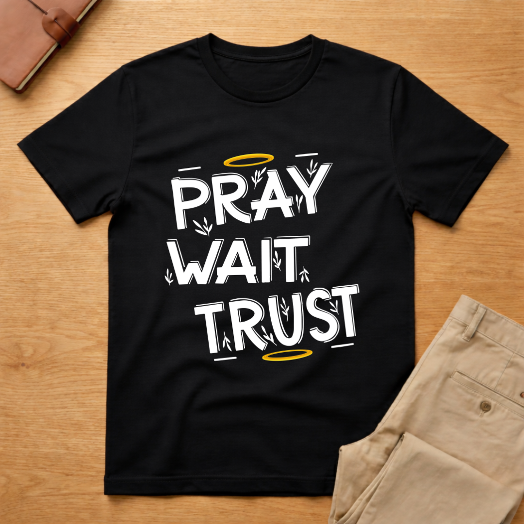 Pray Wait Trust T-Shirt