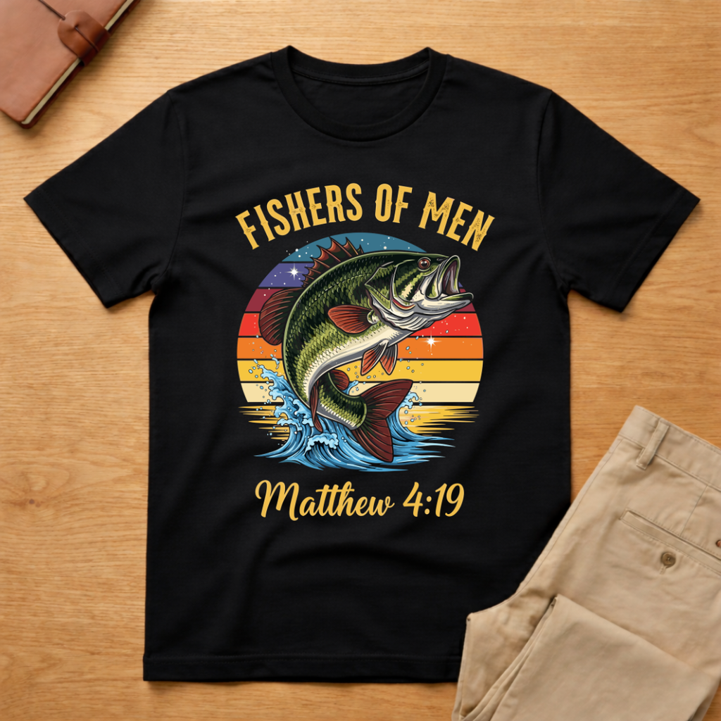 Fishers of Men Matthew 4-19 T-Shirt