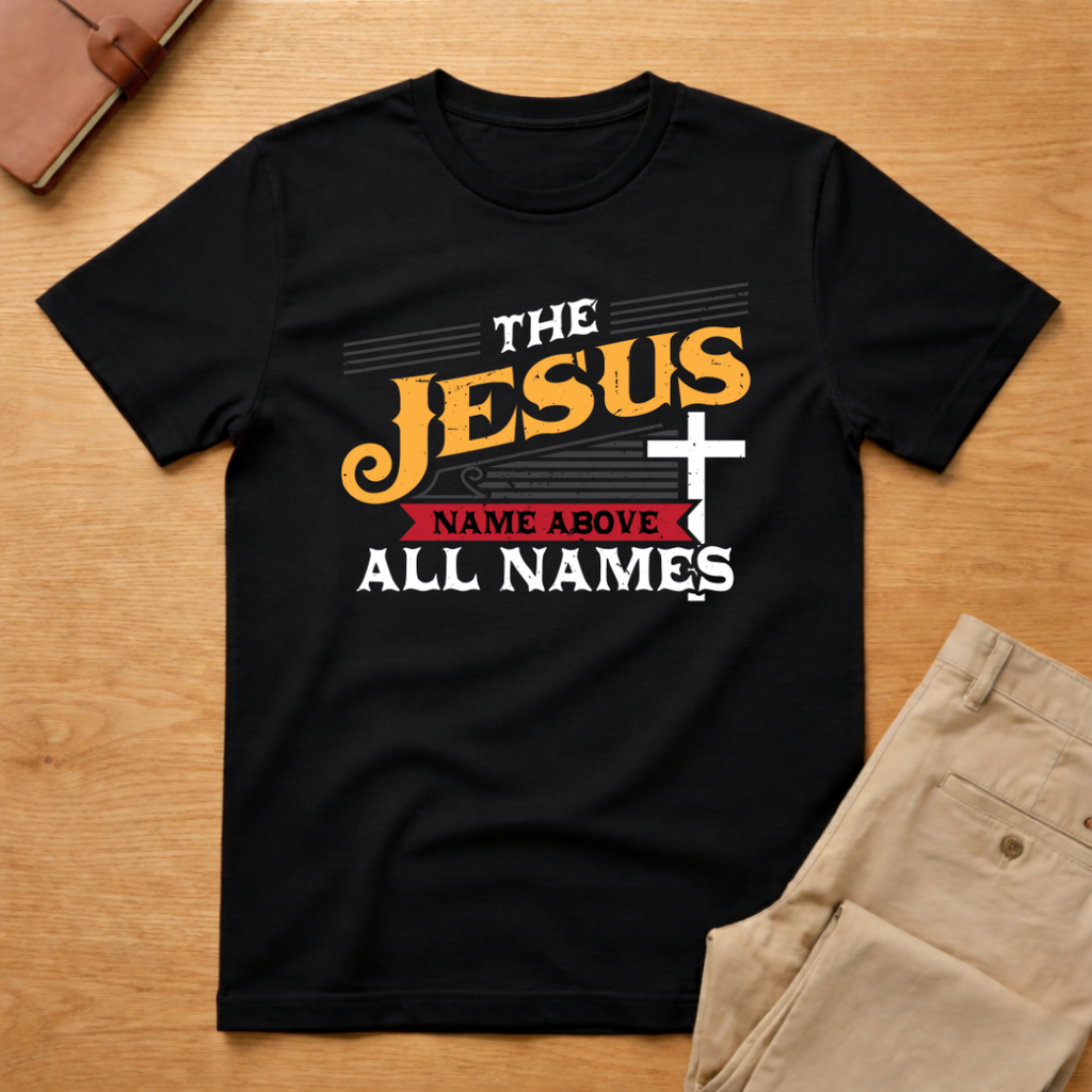 Jesus The Name Above All Names Philippians 2:9-11 T-Shirt