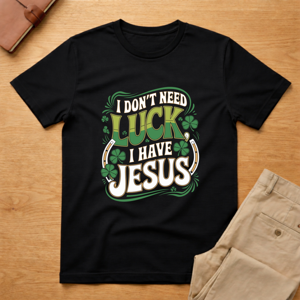 Don't Need Luck I Have Jesus St Patricks Day T-Shirt