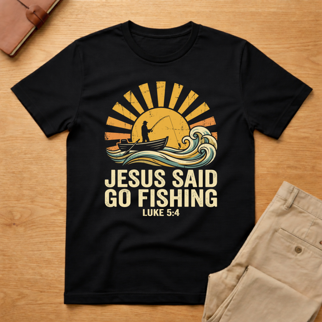 Jesus Said Go Fishing T-Shirt