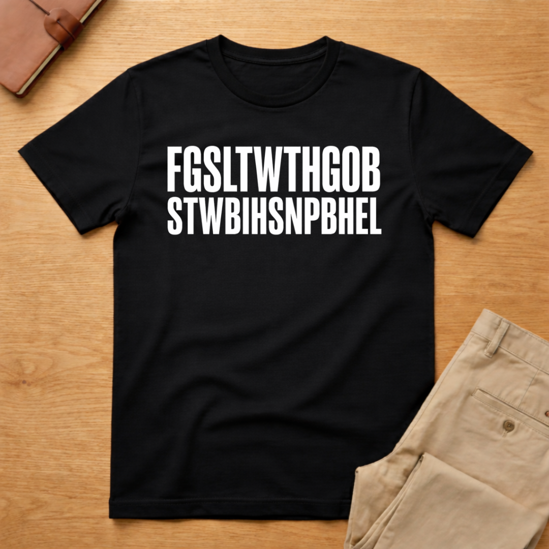 For God So Loved The World FGSLTWTHGOB John 3:16 T-Shirt