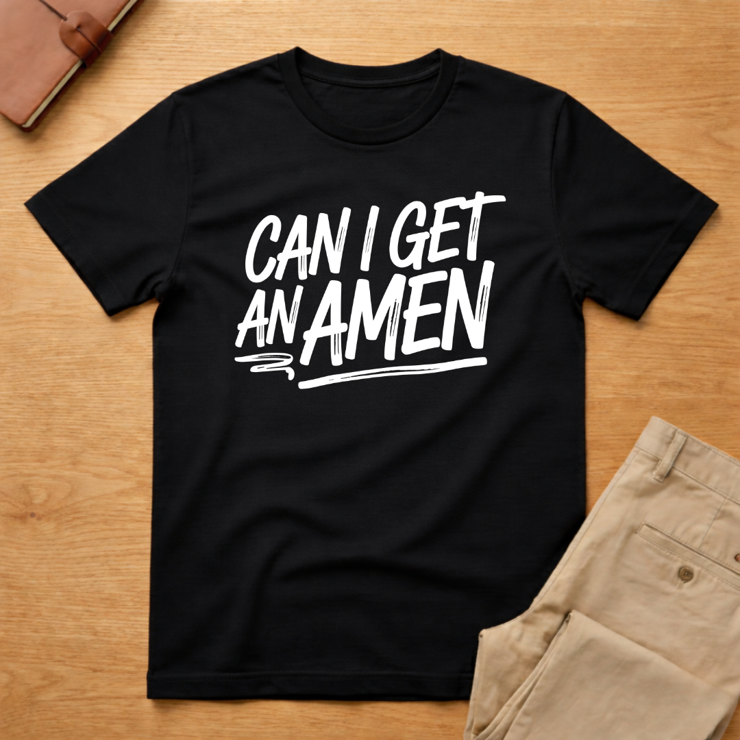 Funny Pastor Quote Sermon Saying Can I Get an Amen T-Shirt