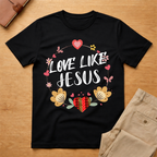 Love Like Jesus Buffalo Plaid T-Shirt