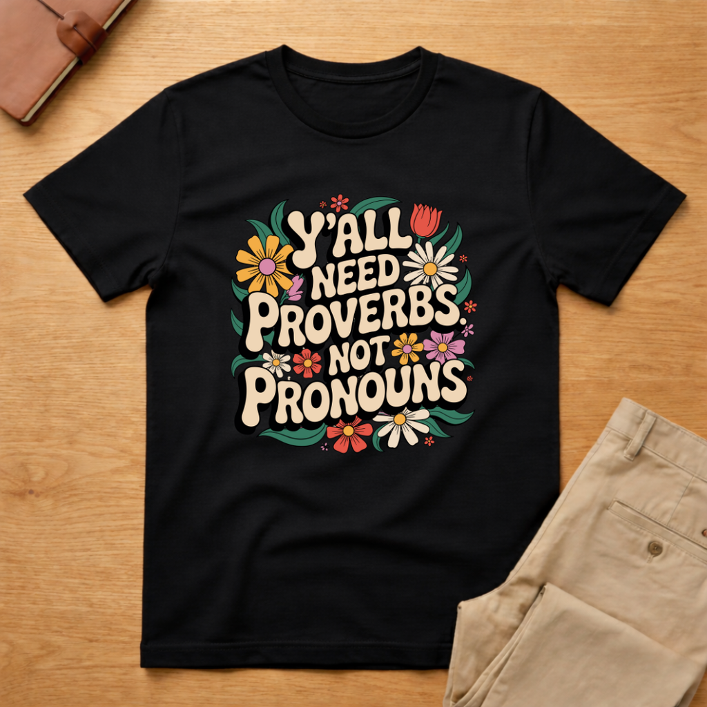 Y'all Need Proverbs Not Pronouns T-shirt