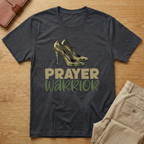 Prayer Warrior Camo Heels T-Shirt