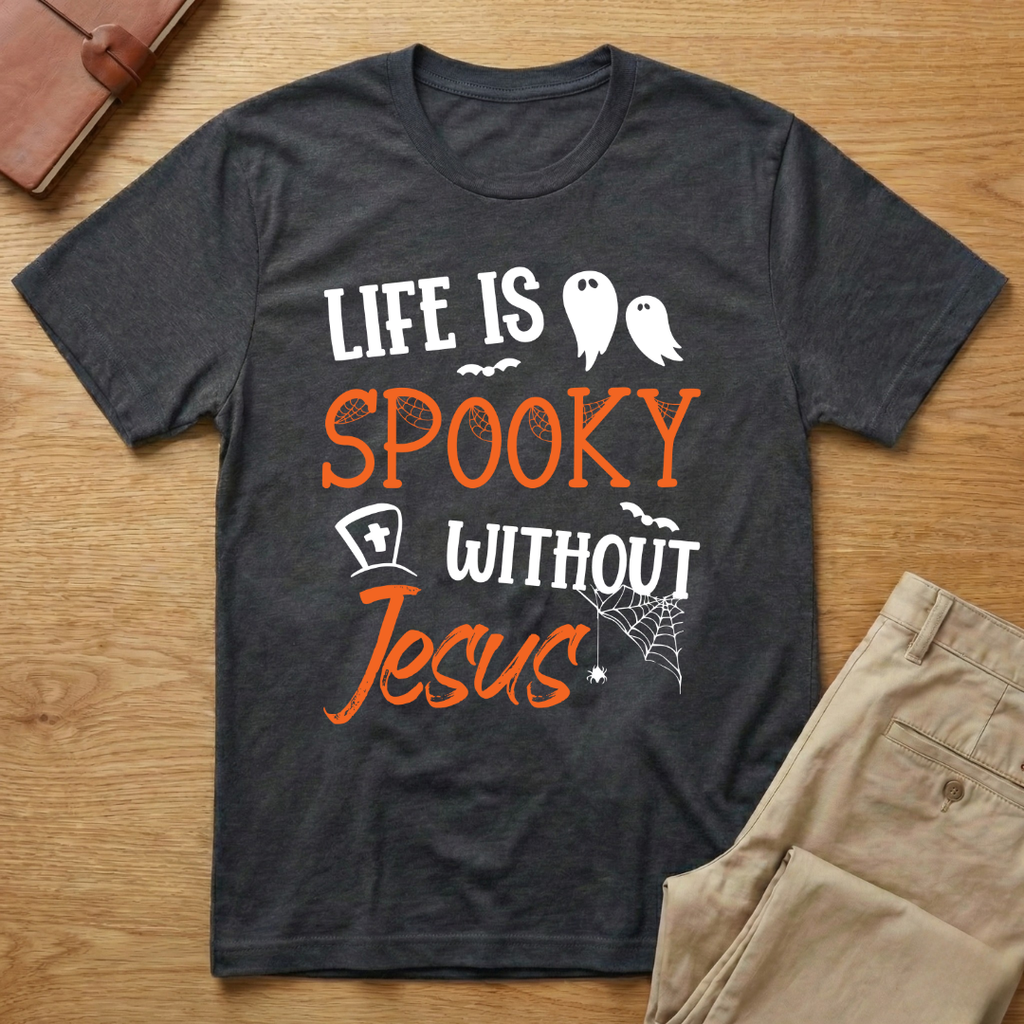 Life is Spooky Without Jesus Halloween T-Shirt