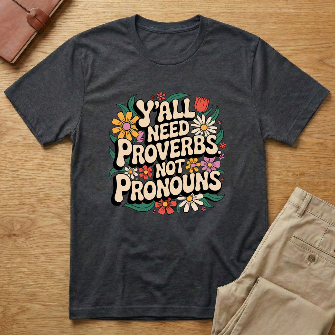 Y'all Need Proverbs Not Pronouns T-shirt