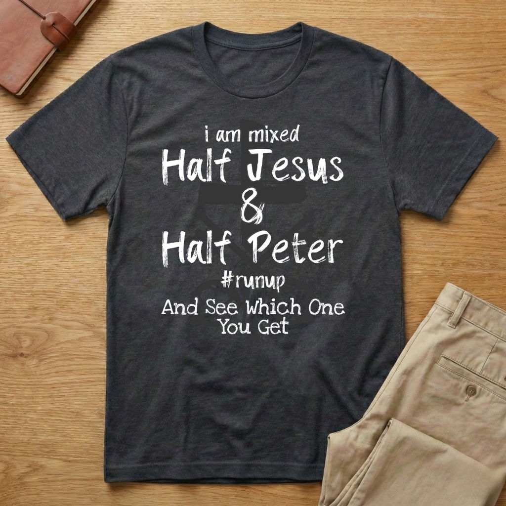 Half Jesus Half Peter T-Shirt