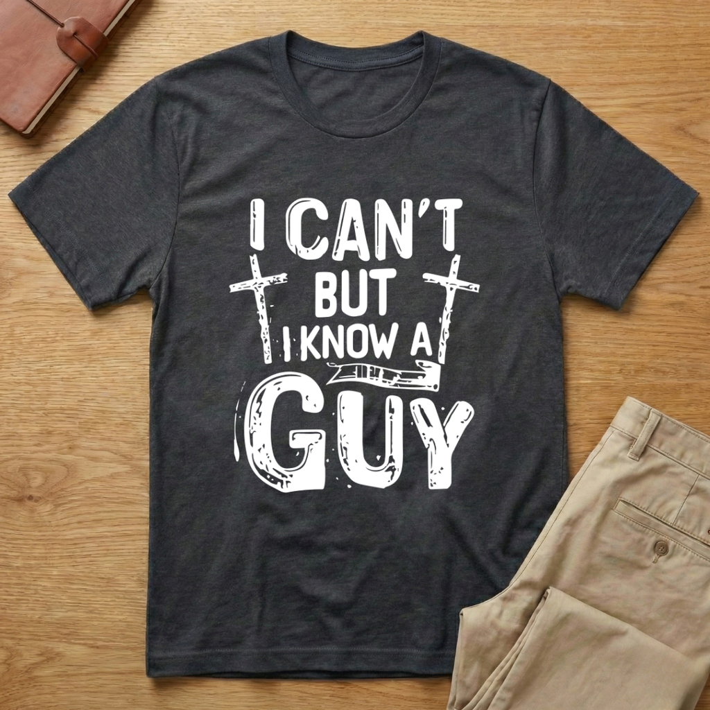 I Can't But I Know A Guy Jesus Cross T-shirt