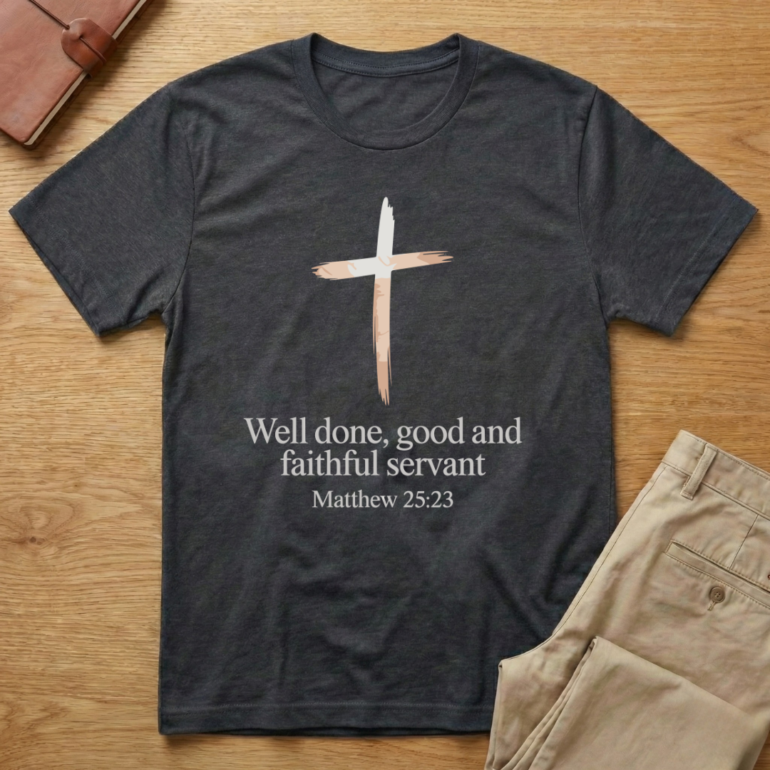 Well Done Good and Faithful Servant T-Shirt