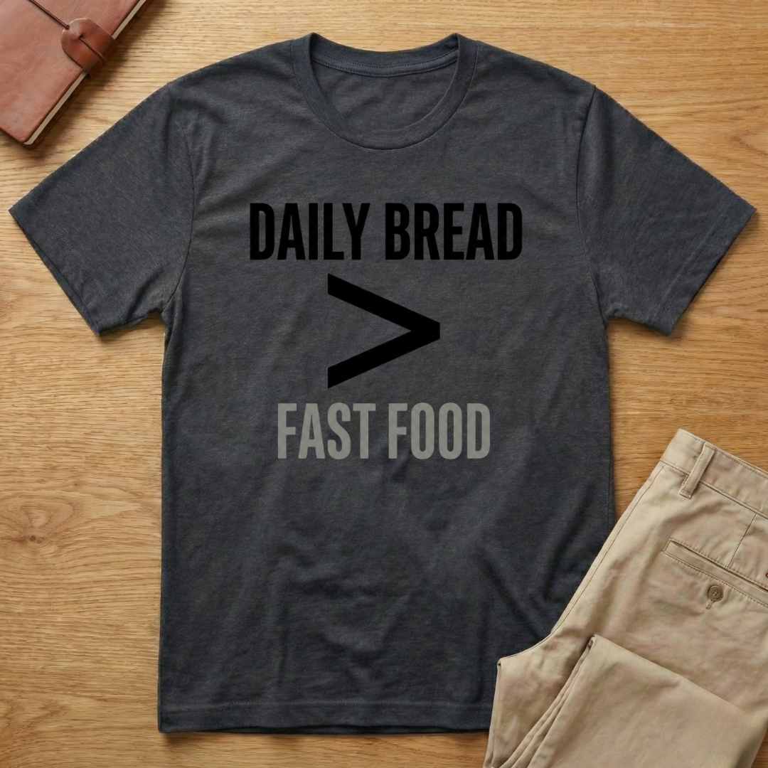 Daily Bread is Greater Than Fast Food T-Shirt