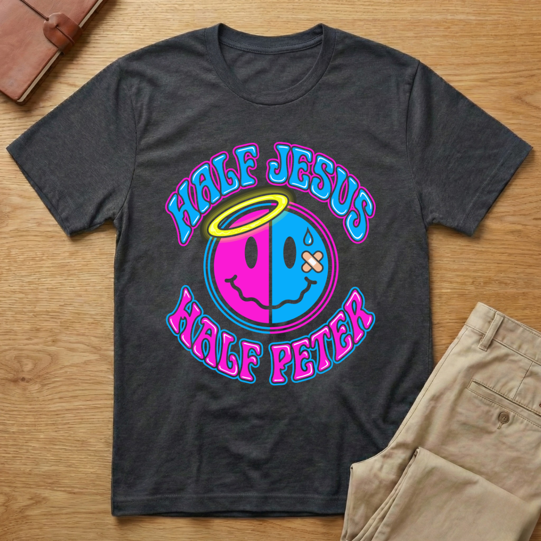Half Jesus Half Peter T-Shirt