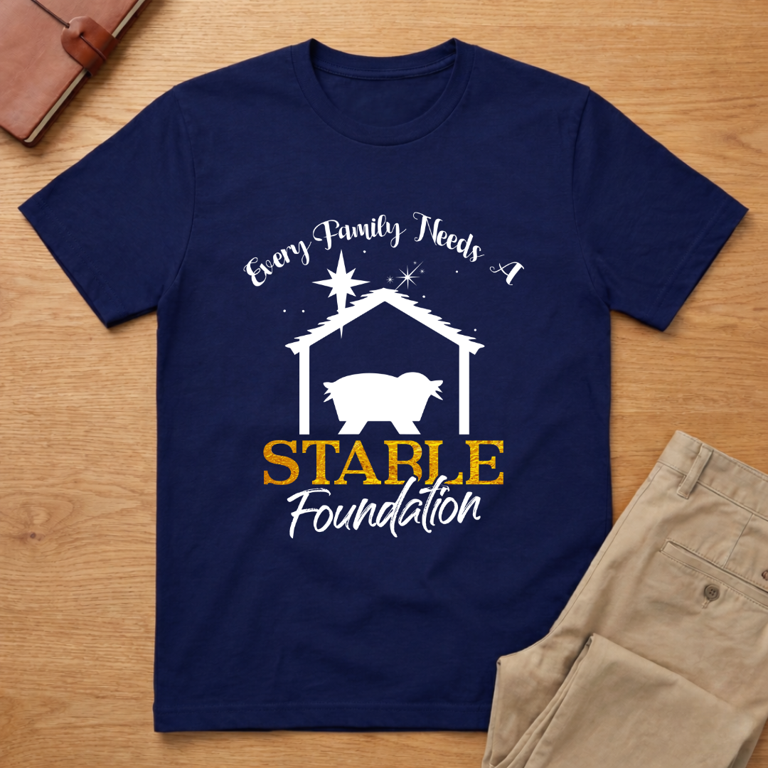 Every Family Stable Foundation Christmas T-shirt
