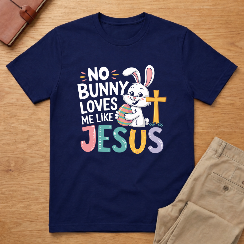 No Bunny Loves Me Like Jesus Easter Day T-shirt