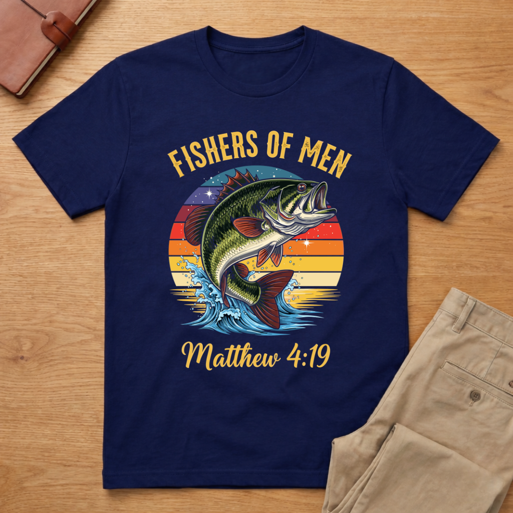 Fishers of Men Matthew 4-19 T-Shirt