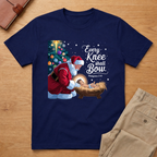 Every Knee Shall Bow Christmas T-shirt