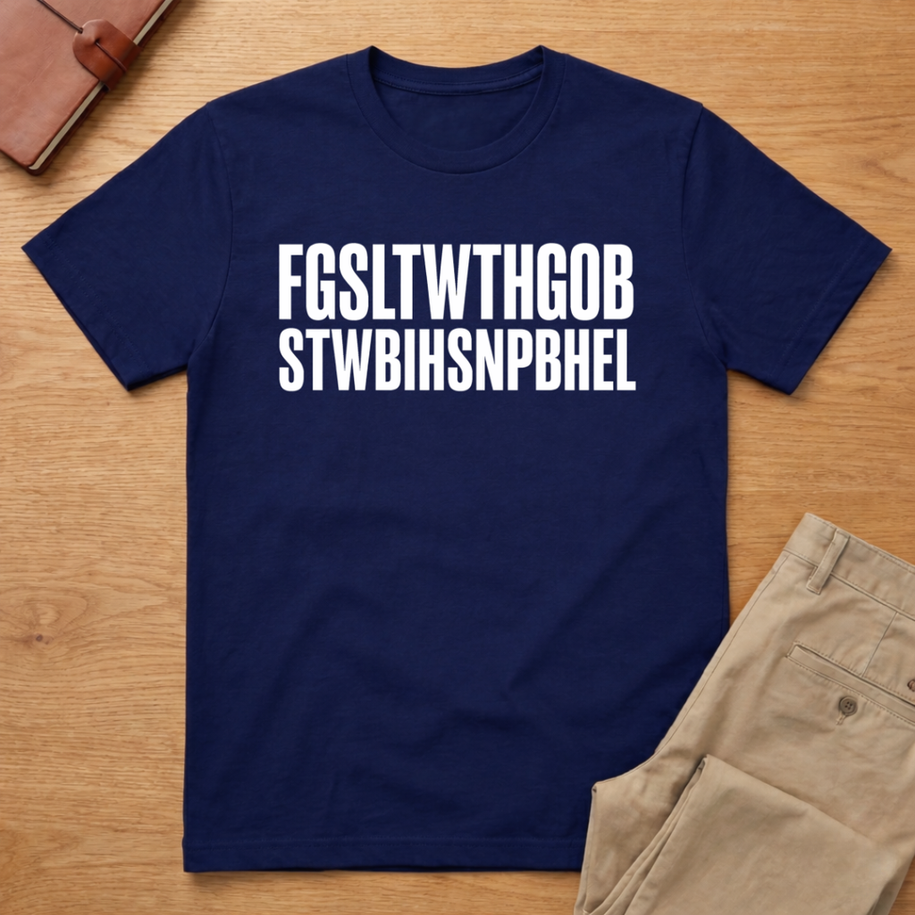 For God So Loved The World FGSLTWTHGOB John 3:16 T-Shirt