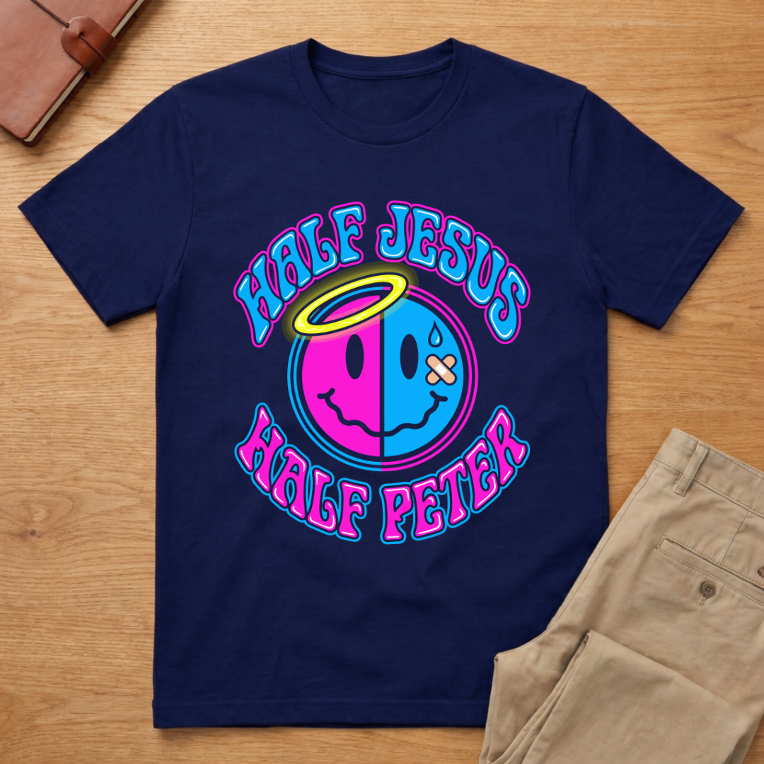 Half Jesus Half Peter T-Shirt