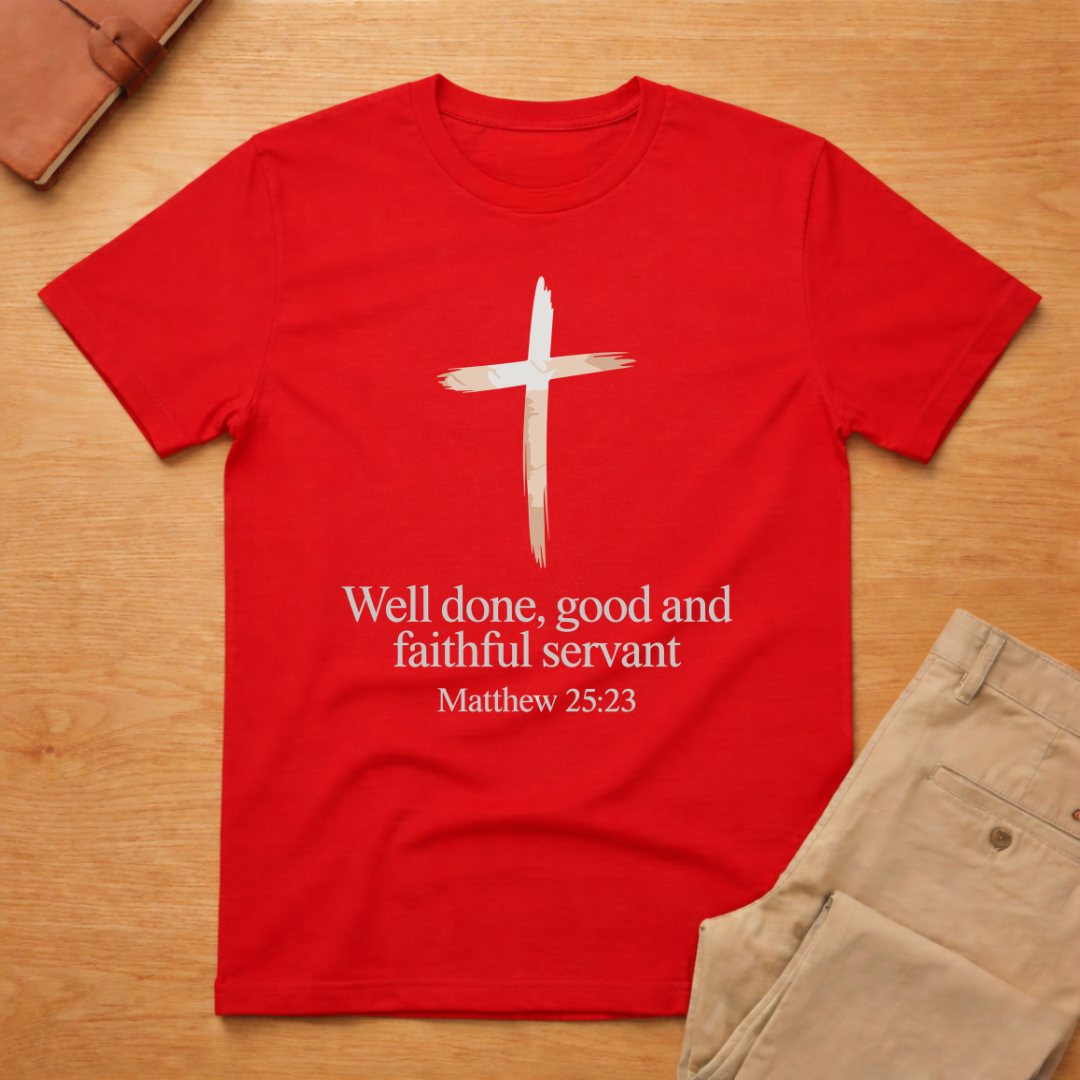 Well Done Good and Faithful Servant T-Shirt