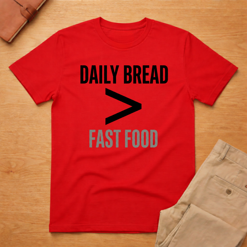 Daily Bread is Greater Than Fast Food T-Shirt