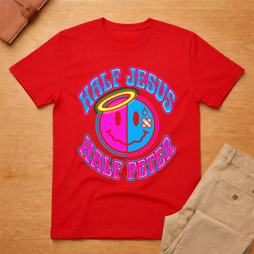Half Jesus Half Peter T-Shirt
