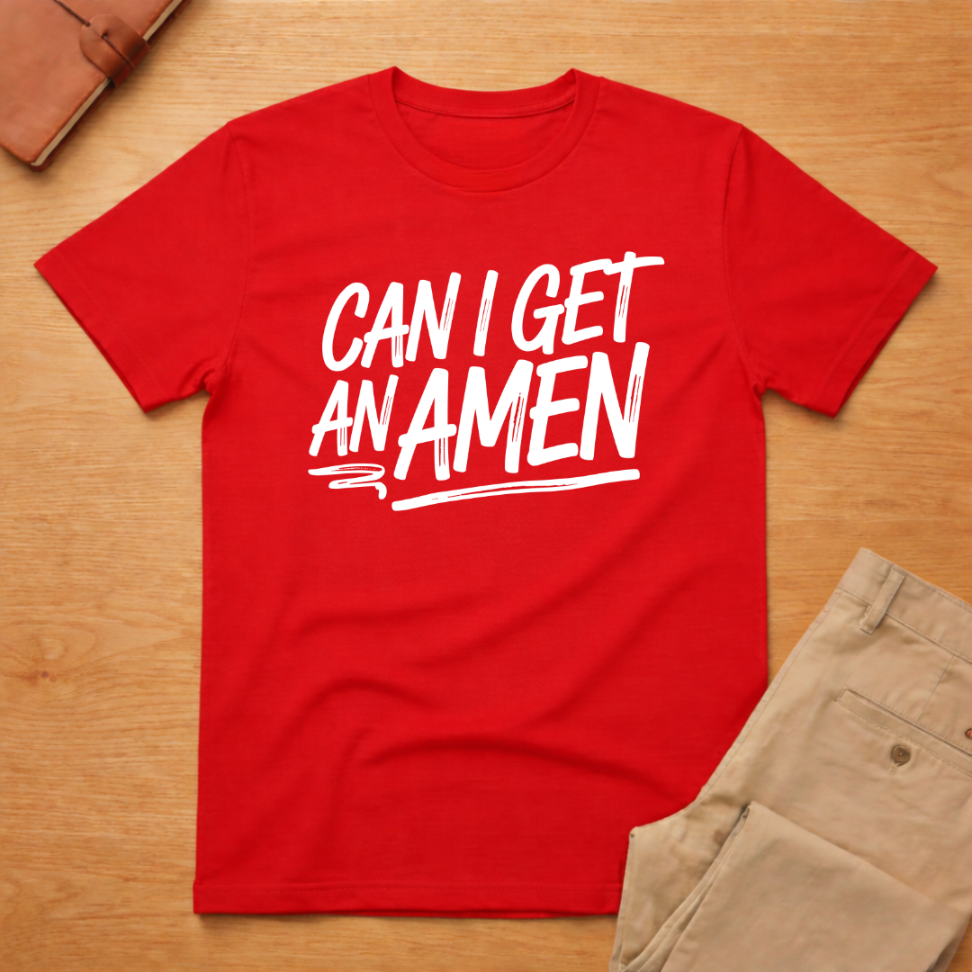 Funny Pastor Quote Sermon Saying Can I Get an Amen T-Shirt
