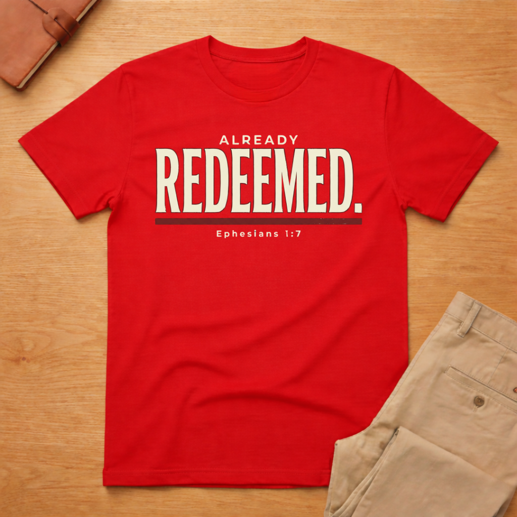 Already Redeemed Ephesians 1:7 T-Shirt