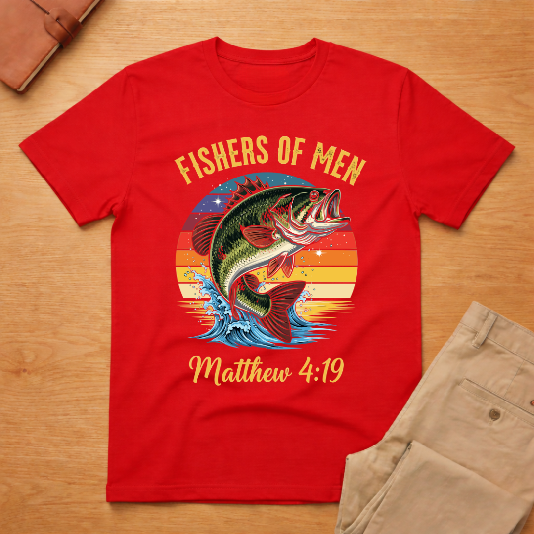 Fishers of Men Matthew 4-19 T-Shirt