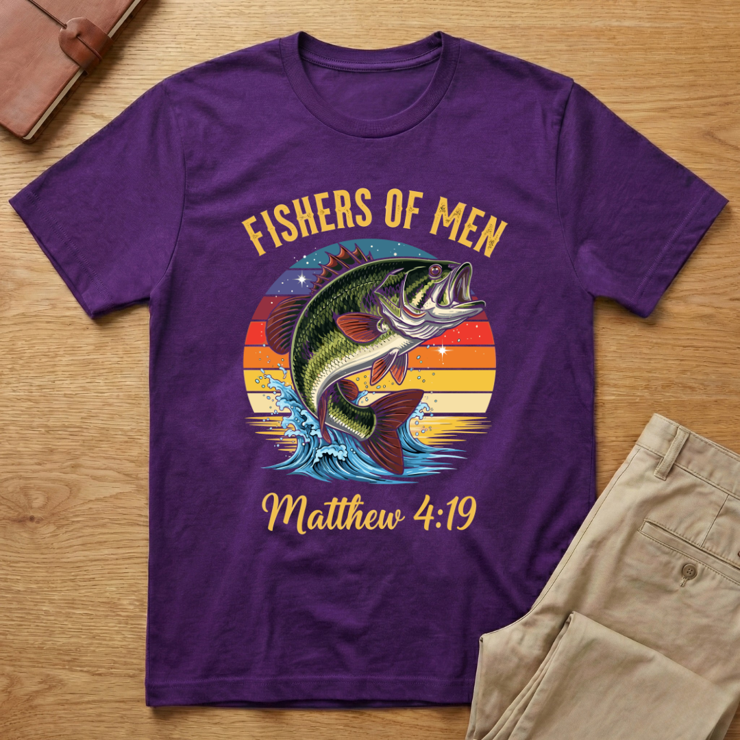 Fishers of Men Matthew 4-19 T-Shirt