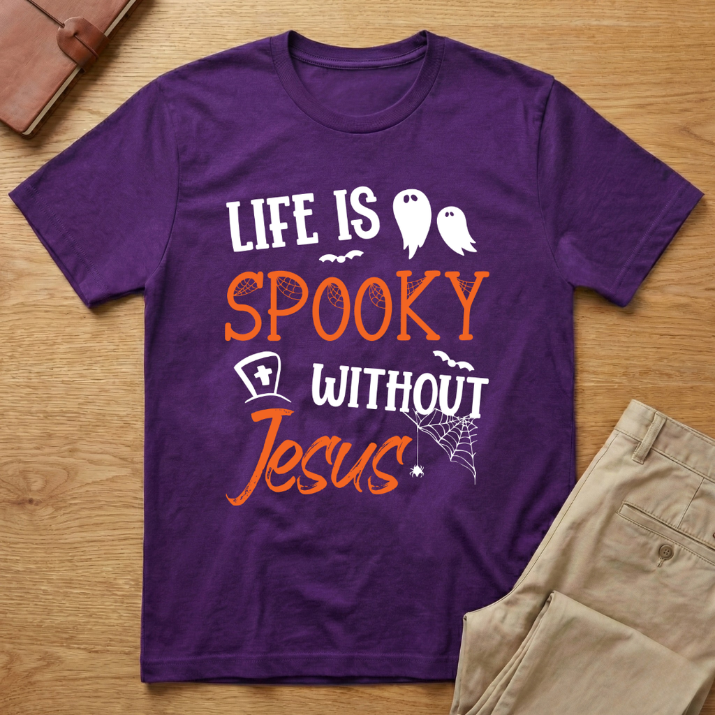 Life is Spooky Without Jesus Halloween T-Shirt
