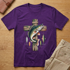Camo Cross Fishing T-Shirt