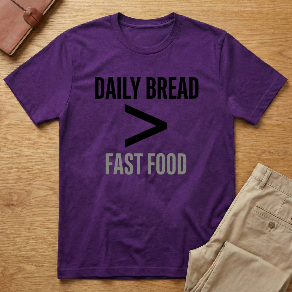 Daily Bread is Greater Than Fast Food T-Shirt