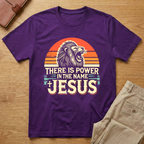 There is Power in Name Jesus Lion T-Shirt