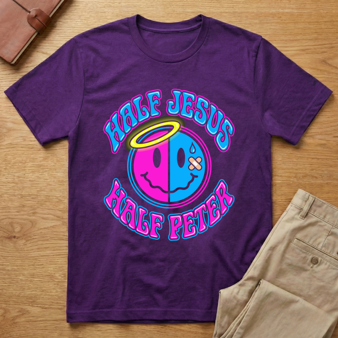 Half Jesus Half Peter T-Shirt