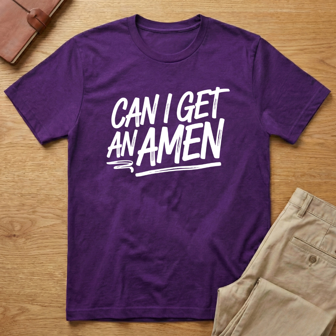 Funny Pastor Quote Sermon Saying Can I Get an Amen T-Shirt