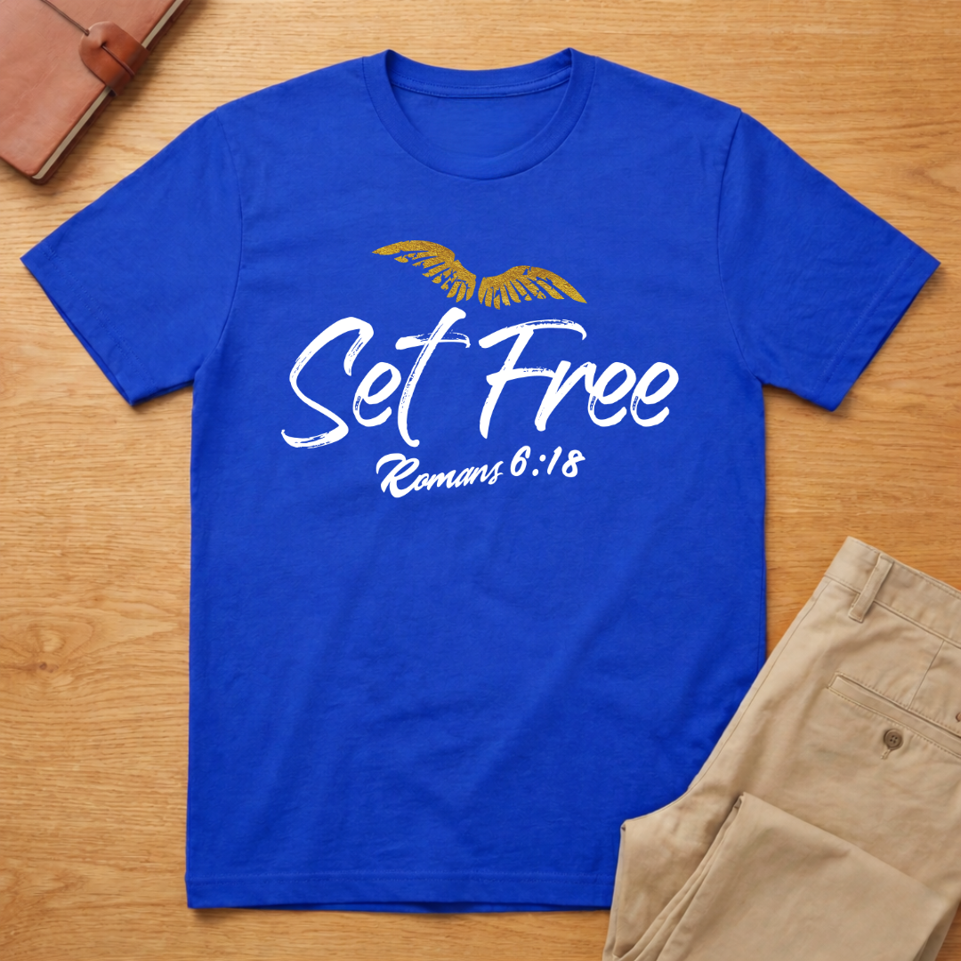 Set Free - Romans 6:18 T-Shirt