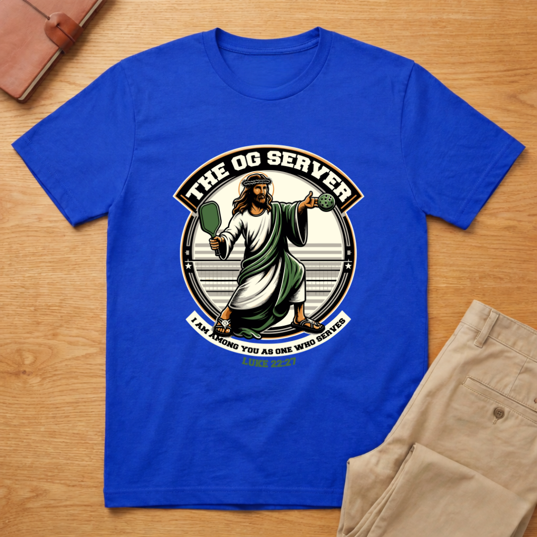 Christian Pickleball Jesus OG Server T-Shirt