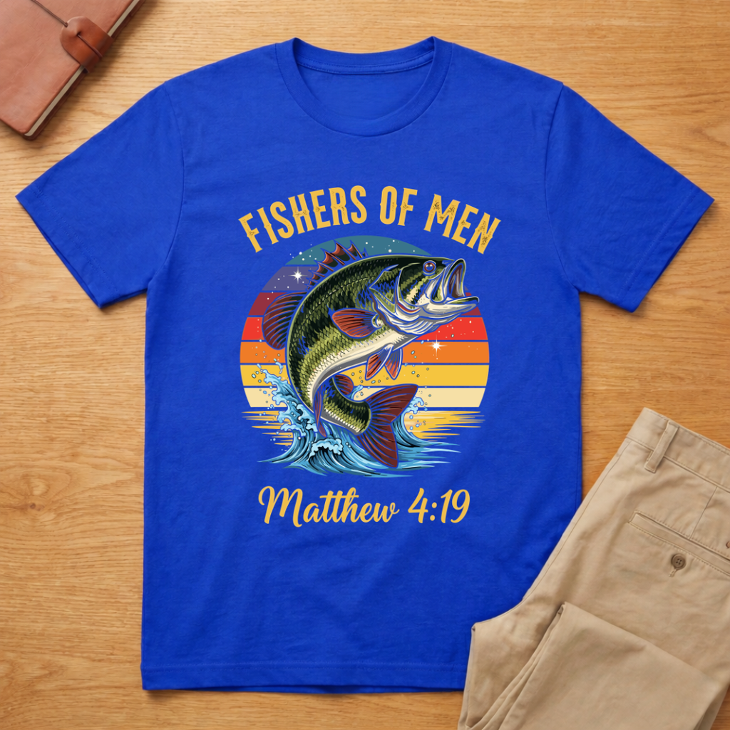 Fishers of Men Matthew 4-19 T-Shirt