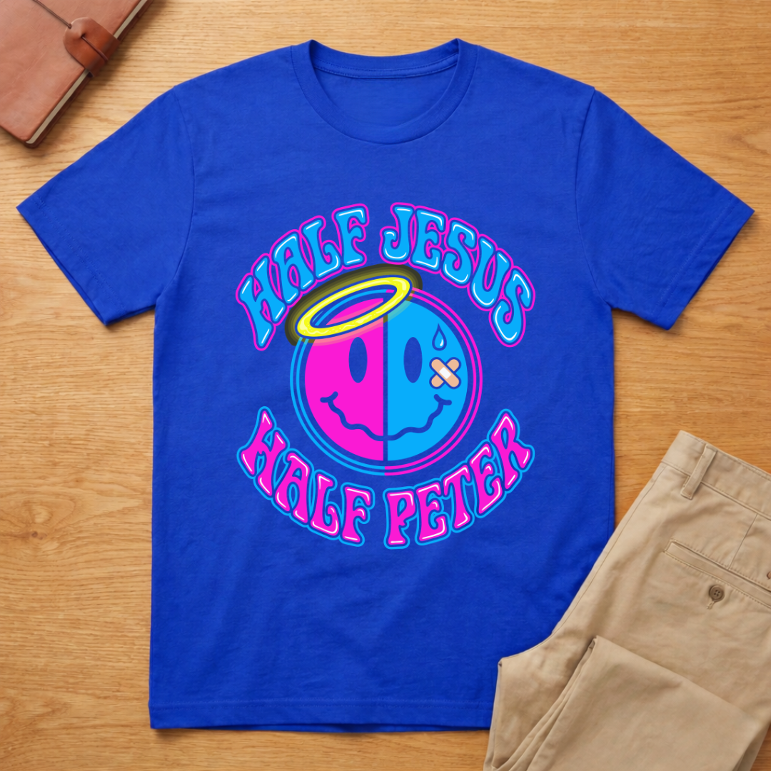 Half Jesus Half Peter T-Shirt