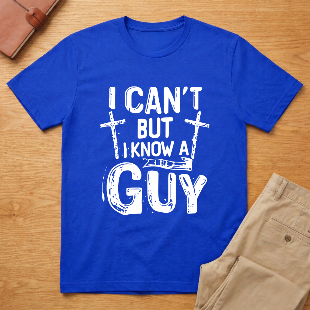 I Can't But I Know A Guy Jesus Cross T-shirt