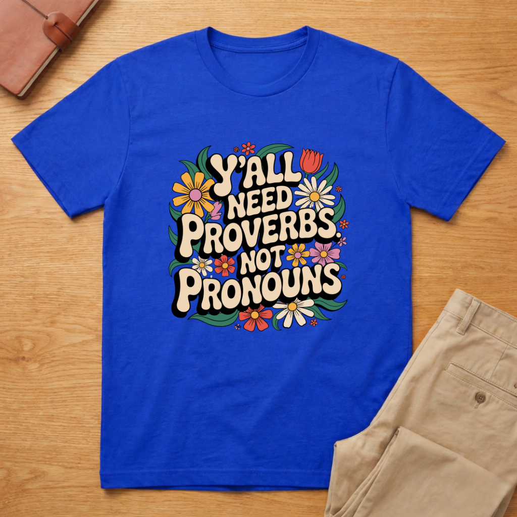 Y'all Need Proverbs Not Pronouns T-shirt