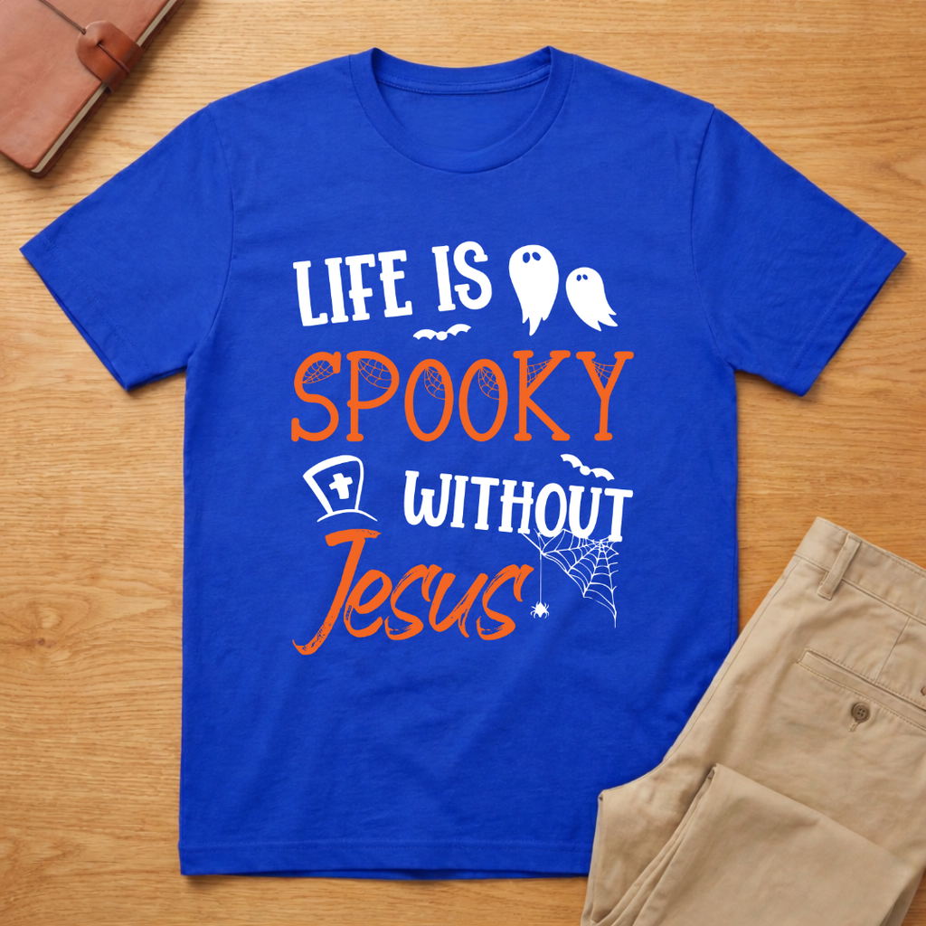 Life is Spooky Without Jesus Halloween T-Shirt