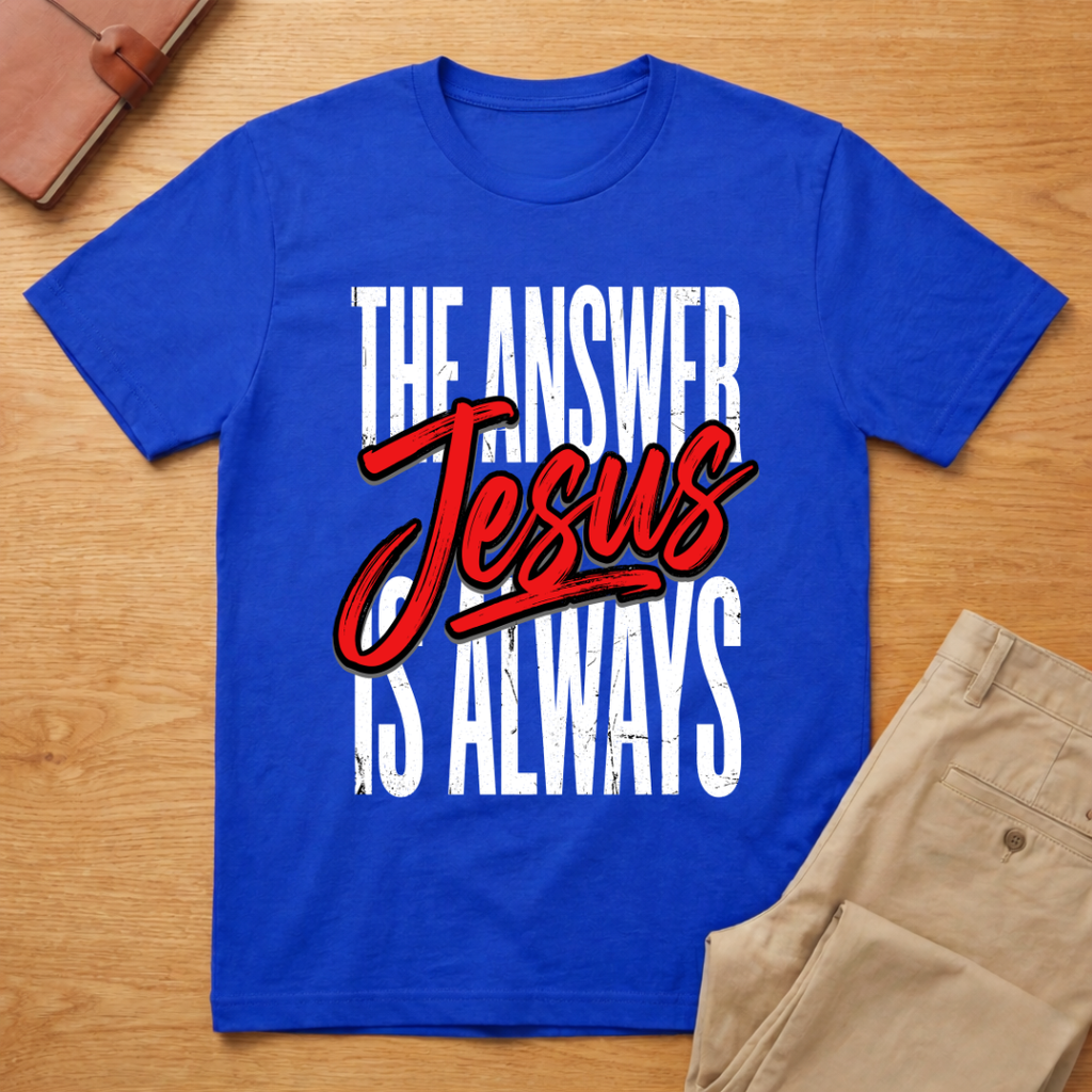 The Answer is Always Jesus T-Shirt