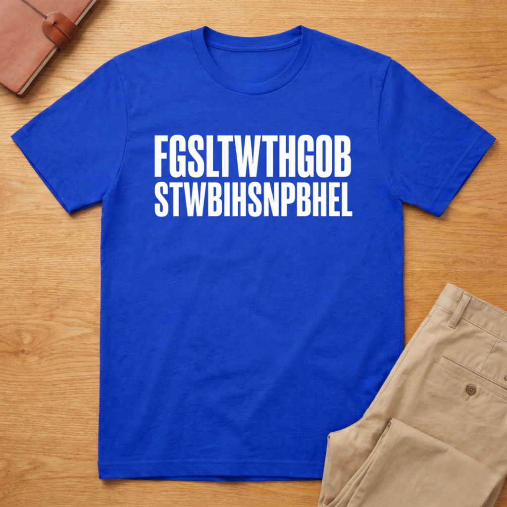 For God So Loved The World FGSLTWTHGOB John 3:16 T-Shirt