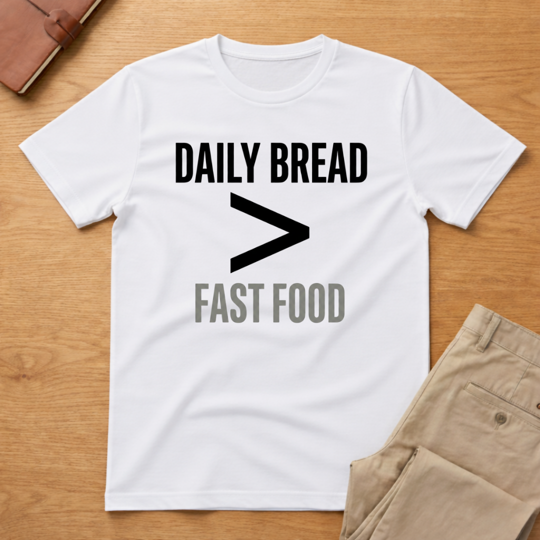 Daily Bread is Greater Than Fast Food T-Shirt