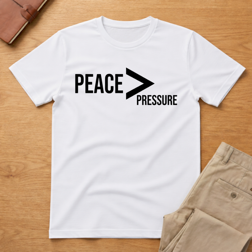 Peace is Greater Than Pressure T-Shirt