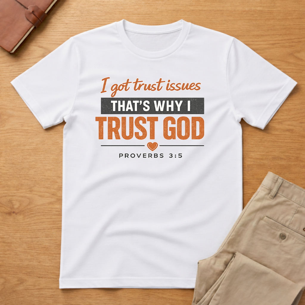 Trust Issues Trust God Proverbs T-Shirt